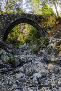 Troodos Dağları Kanyon'da akşamları