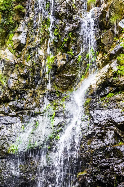 Uma Pequena Cachoeira Nas Montanhas Troodos Parte Central Ilha Chipre — Fotografia de Stock