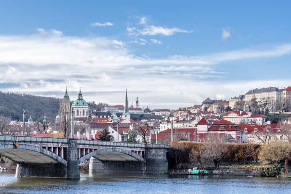 Eine Der Historischen Prager Altstädte Der Moldau — Stockfoto