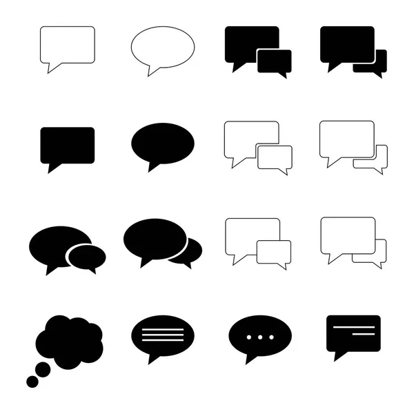 Speech bubble set — Stock Vector