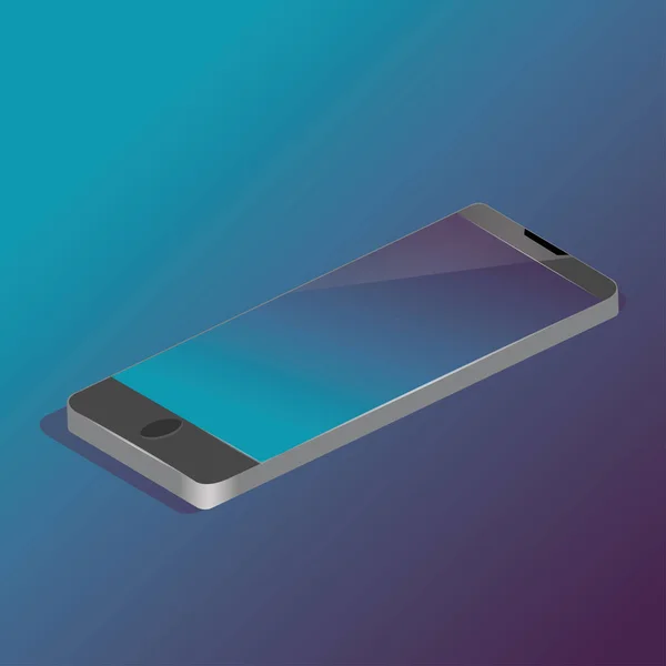 Realistische Smartphone Mockup Mobiele Frame Met Lege Display Geïsoleerde Sjablonen — Stockvector