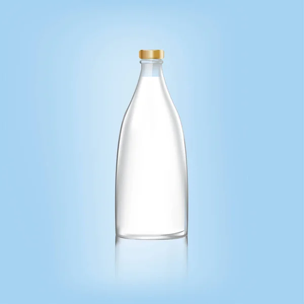 Vector Milk Bottles Milk — 스톡 벡터