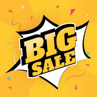 Vektör satışı afişi şablon tasarımı. Çok özel bir teklif. Sezon sonu afişi.