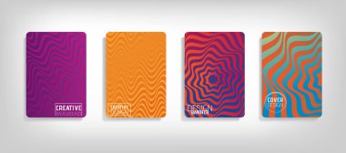 Geometrik minimumu koru. Hazır ol. Poster tasarımı için vektör soyut çizgisi deseni. İş broşürleri için şablonlar. Güzel gradyanlar. Yıllık albüm arkaplanı için grafiksel desen.