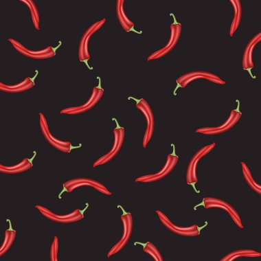 vektör biberler ve arkaplan çalışması