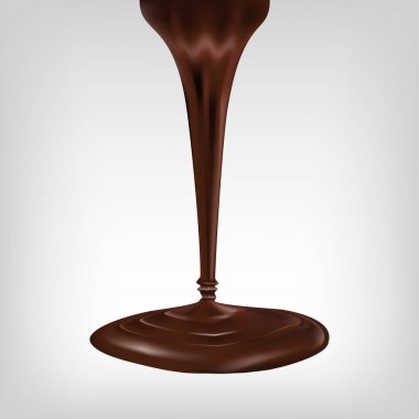 Çikolata izole edilmiş vektör düz tasarımı