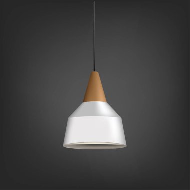 vektör modern alçı Chandalier modeli - lamba