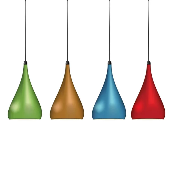 vektör modern alçı Chandalier modeli - lamba