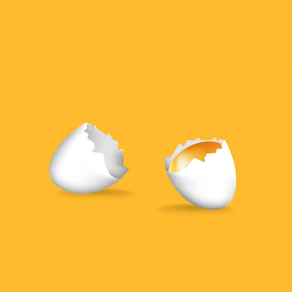 Illustration Vectorielle Des Œufs Frits Bonjour Concept Petit Déjeuner Poule — Image vectorielle