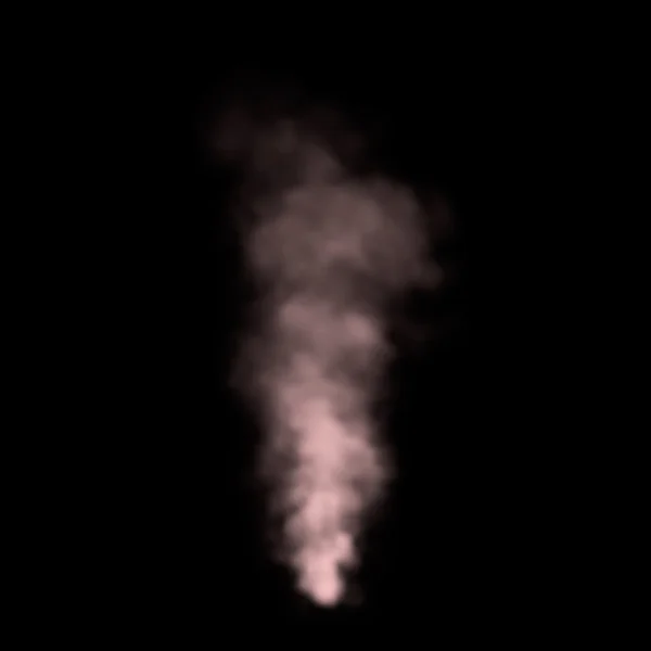 Realistic smoke.Isolated on black background. — Stockový vektor