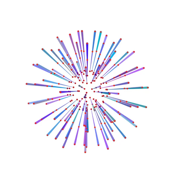 Çizgiler ve noktalar soyut Küre.