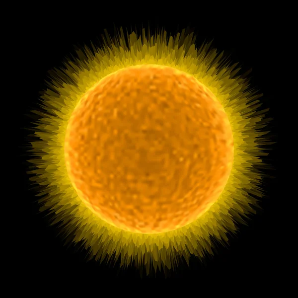 Abstrakte Flare sun.vector bunte Illustration. — Stockvektor