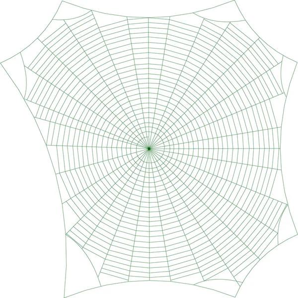 Toile d'araignée. Isolé sur fond blanc. Illustrtra de contour vectoriel — Image vectorielle