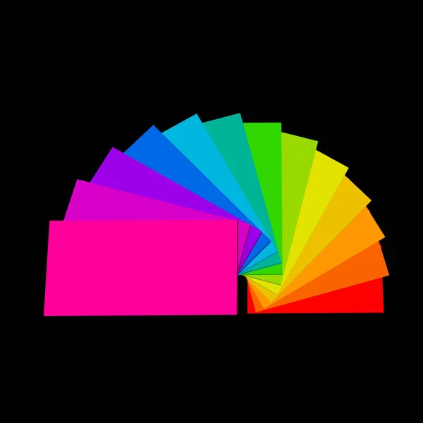 Točité schodiště. Izolované na barevné vektorové černé background.3d — Stockový vektor