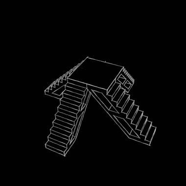 Adımlarla ayaklı. Siyah arka plan üzerine izole. Kroki illust