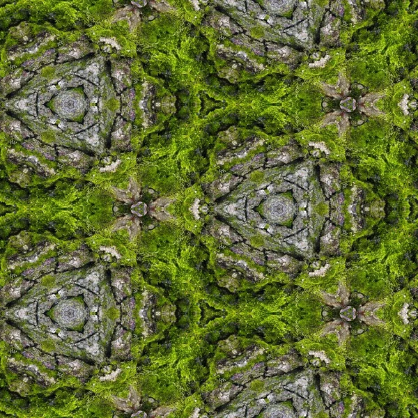 Абстрактний декоративний мохоподібний коронний фон. Безшовний барвистий патч — стокове фото