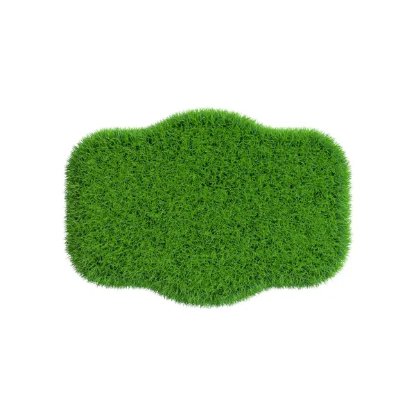Σήμα από την εικονογράφηση απόδοσης grass.3d. — Φωτογραφία Αρχείου
