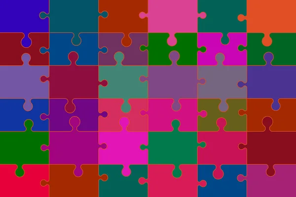 Jigsaw puzzle.Vector ilustración . — Archivo Imágenes Vectoriales