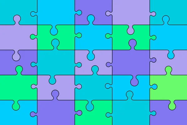 Jigsaw puzzle.Vector ilustración . — Archivo Imágenes Vectoriales