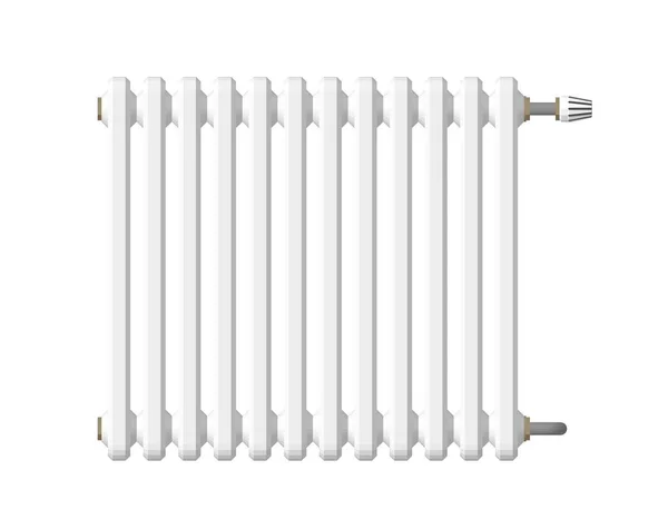 Radiateur chauffant. Isolé sur fond blanc.3d Vector illustr — Image vectorielle