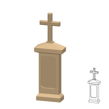 Kaldırıldı olarak işaretleme. Beyaz arka plan üzerinde izole. 3D vektör çizim.