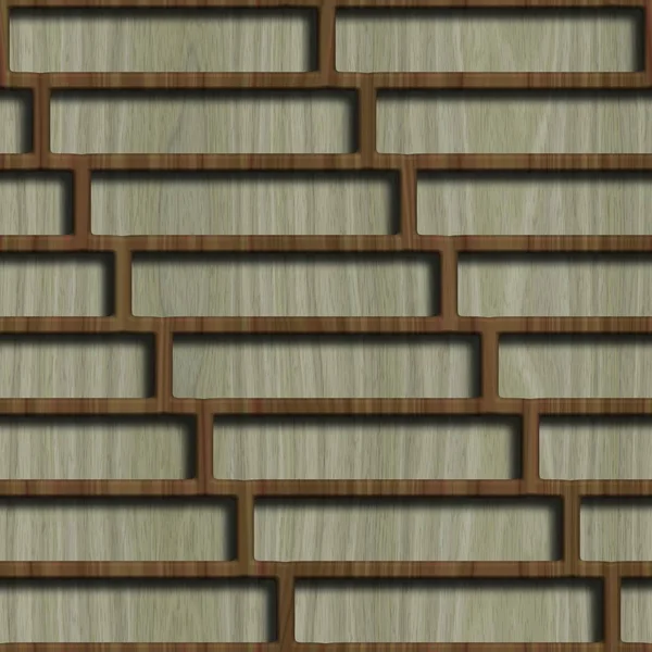 Деревянная решетка на деревянном фоне. Бесшовный рисунок . — стоковое фото