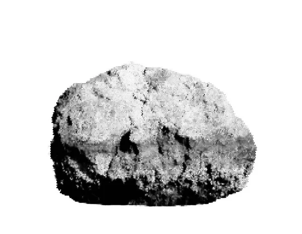 Stone. Isolé sur fond blanc. Illustration vectorielle . — Image vectorielle