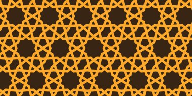 Arapça süs deseni. Vektör illüstrasyonu.