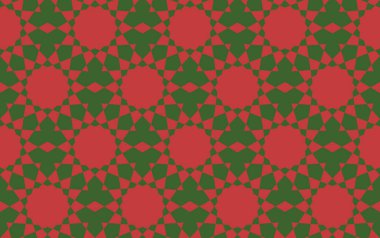 Geometrik süslemesiz desen. Vektör illüstrasyonu. 