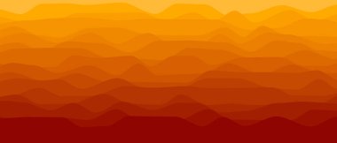 Soyut dalga arkaplanı. Vektör renkli illüstrasyon.