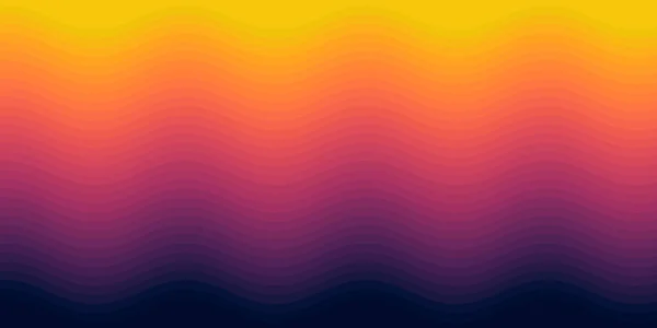 Цветной Волновой Фон Векторная Иллюстрация — стоковый вектор