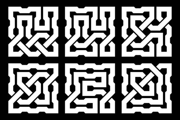 Кельтський Вузол Абстрактний Орнамент Приклад Вектора — стоковий вектор