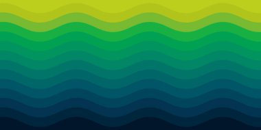 Renkli dalga arkaplanı. Vektör illüstrasyonu.