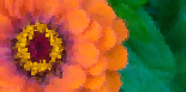 花の背景 抽象ベクトルカラフルなイラスト — ストックベクタ