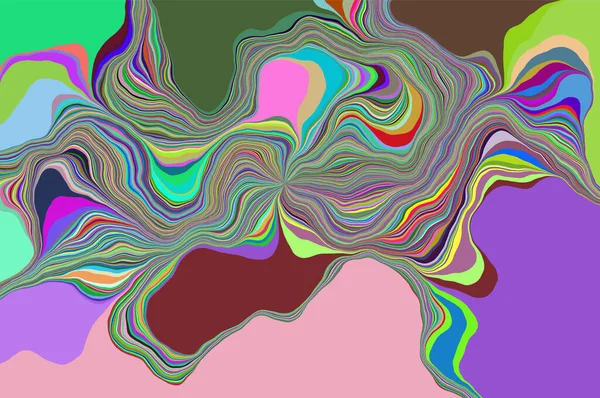 Fond Fluide Abstrait Illustration Vectorielle Colorée — Image vectorielle