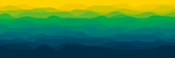 Abstracte Golfachtergrond Vector Kleurrijke Illustratie — Stockvector