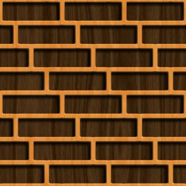 Wooden Lattice Wood Background Seamless Pattern — Stock Photo, Image