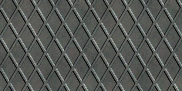 Metalowe Tło Podłogi Płynny Wzór Ilustracja Renderowania — Zdjęcie stockowe