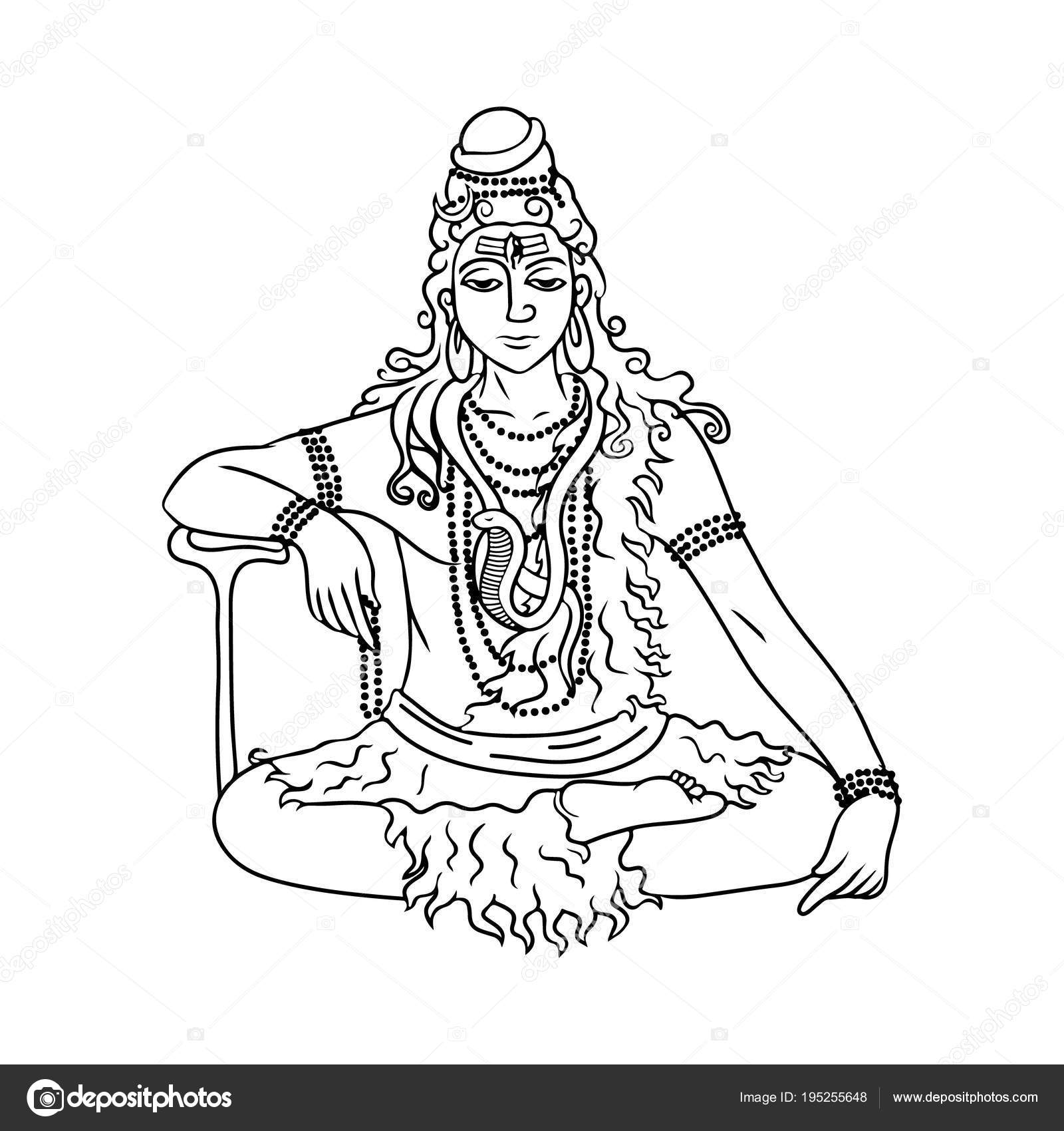 Cartoon Doodle Lord Shiva Sitting Meditation Stock Vector Image by ©lashmipics #195255648 Cartoon Doodle Lord Shiva Sitting Meditation Stock Vector Image by ©lashmipics #195255648