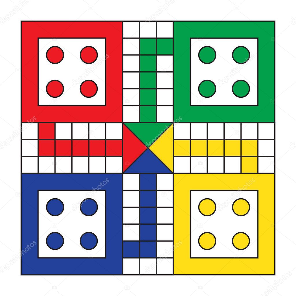 Ludo Board Game Template Free Download