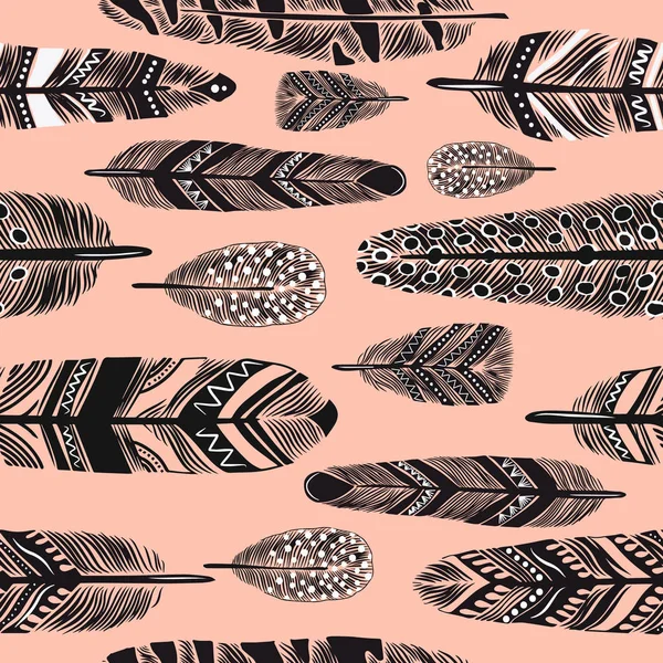 Çizgi film tüyler seamless modeli.