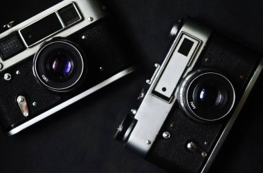 Eski vintage photocameras