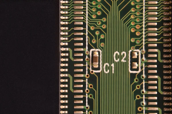 Fermeture Circuit Imprimé Contexte Technologique Abstrait — Photo