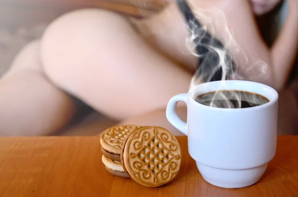 Еротичні кава-брейк — стокове фото