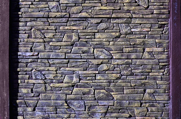 Stone fence texture — Stock Photo, Image