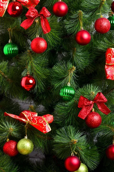 Χριστουγεννιάτικο δέντρο λεπτομέρειες — Φωτογραφία Αρχείου