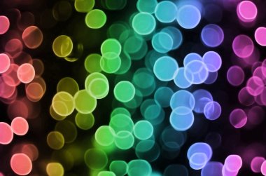Arka plan resmini artistik bokeh etkisi ile