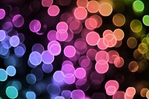 Image Couleurs Vives Avec Des Lumières Déconcentrées Effet Bokeh Artistique — Photo