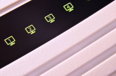 İnternet modem makro çekim