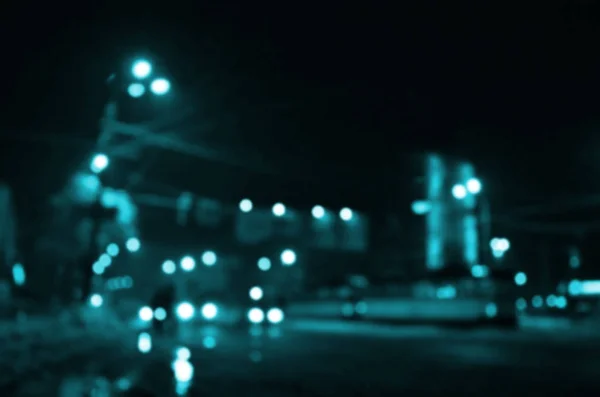 Gece şehir bulanık peyzaj — Stok fotoğraf